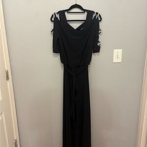 Elegant Black Evening jumpsuit